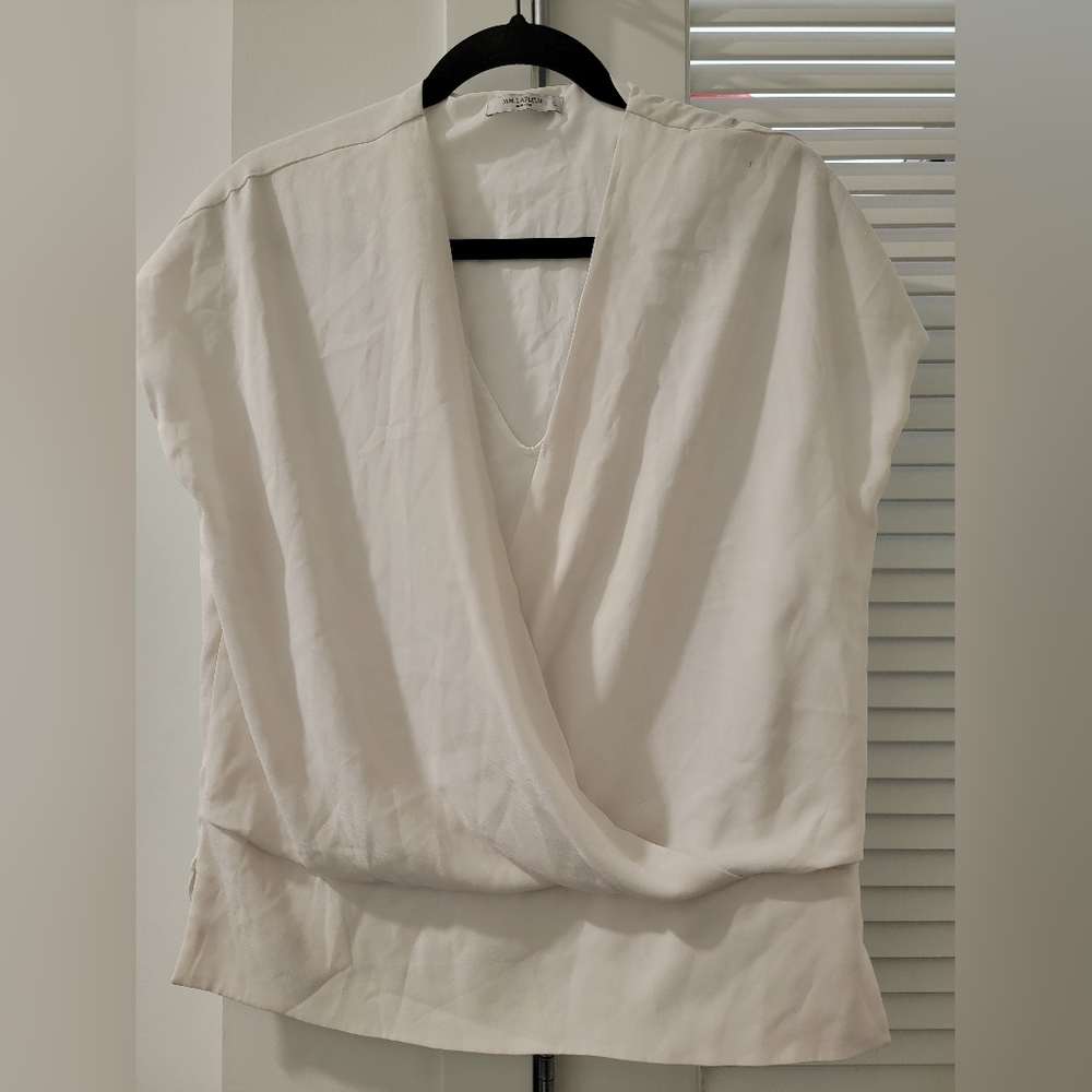 MM. Lafleur White Blouse L